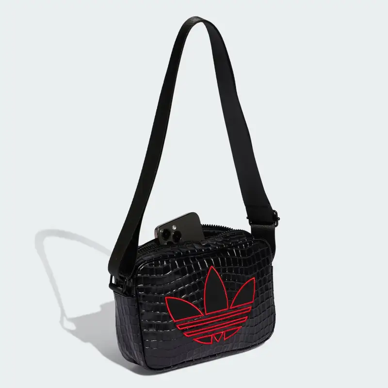 CROCO MINI AIRLINER Borsa Airliner Black miniatura 4
