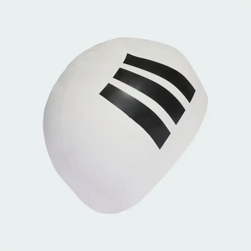 CUFFIA DA NUOTO ADIDAS CON LE 3 STRISCE PER ADULTI White miniatura 2