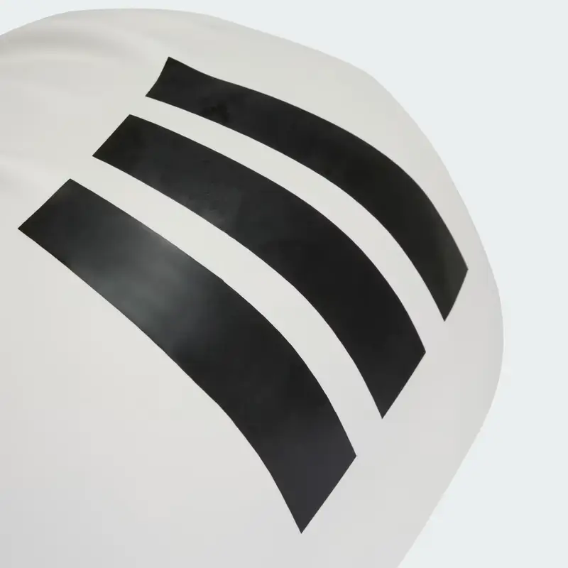 CUFFIA DA NUOTO ADIDAS CON LE 3 STRISCE PER ADULTI White miniatura 4