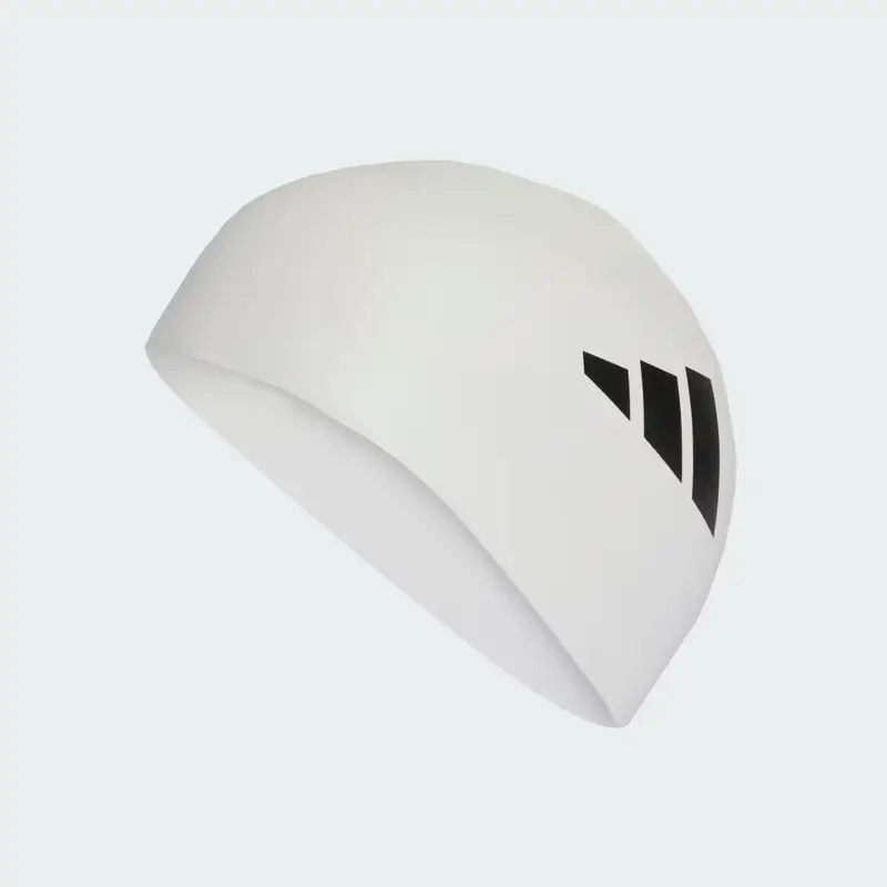 CUFFIA DA NUOTO ADIDAS CON LE 3 STRISCE PER ADULTI White