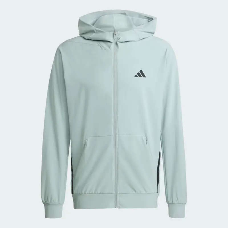 D4T Felpa con cappuccio da allenamento con zip integrale Wonder Sage miniatura 4