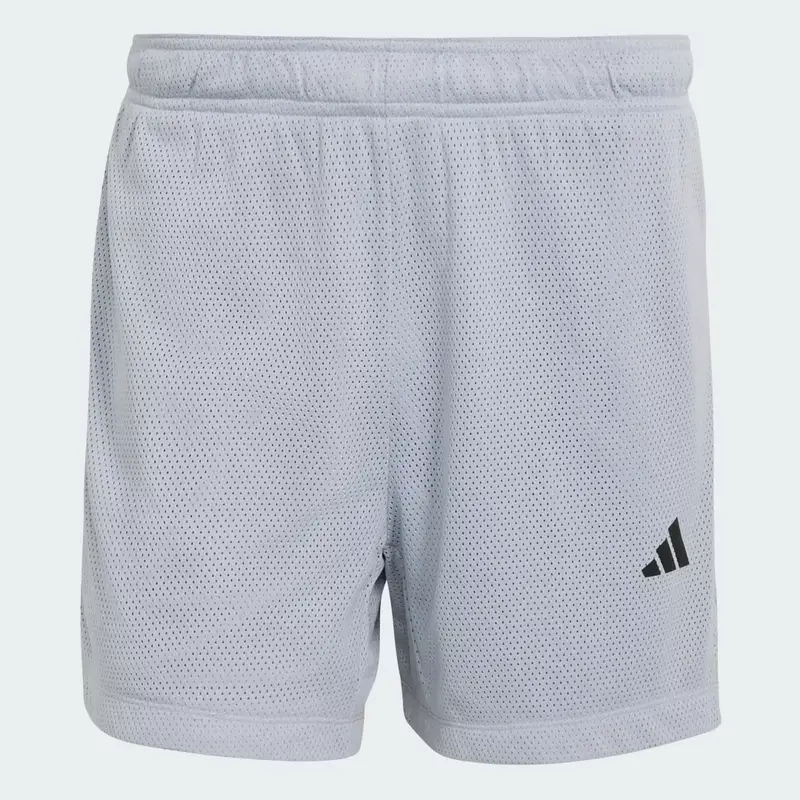 D4T POWER ESSENTIALS PANTALONCINI MESH DA ALLENAMENTO Halo Silver miniatura 4