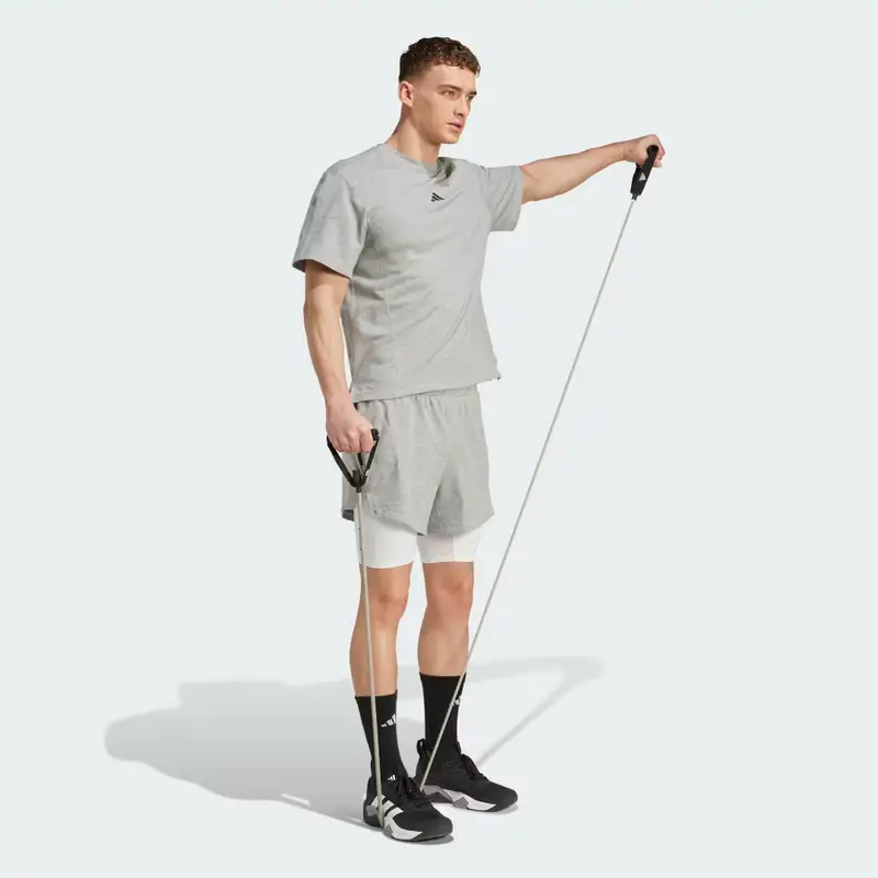 D4T X Tee Medium Grey Heather miniatura 3