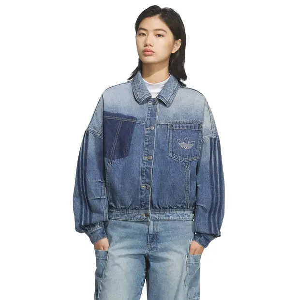 Denim Jacket Donna - Giacche Blu - di cotone Blue
