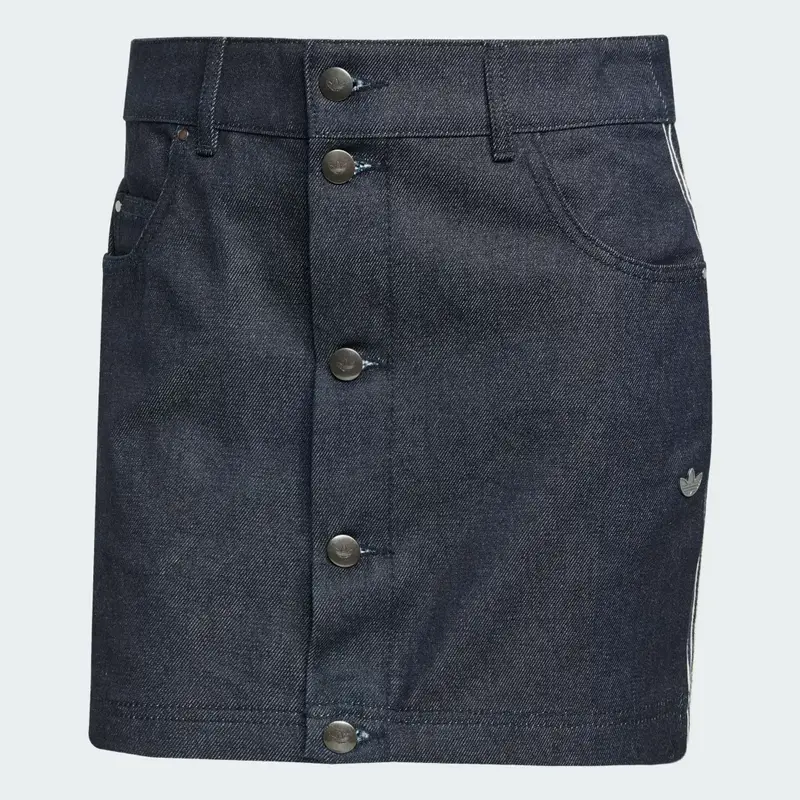 Denim Skirt Indigo Denim miniatura 4
