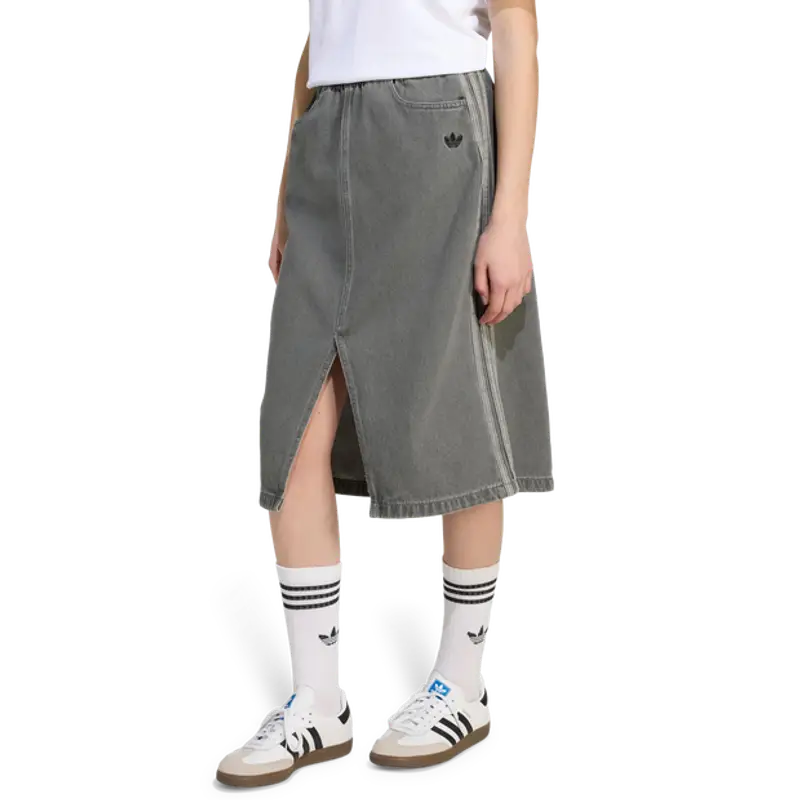 Adidas Denim unisex Gonne - Grigio - Jersey di cotone - Foot Locker