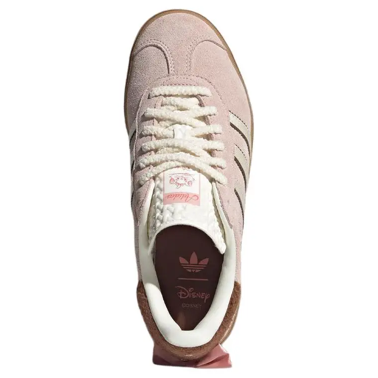 Adidas Sneakers da Donna Rosa Sabbia e Bianco Sporco Gazelle Bold Gli miniatura 3