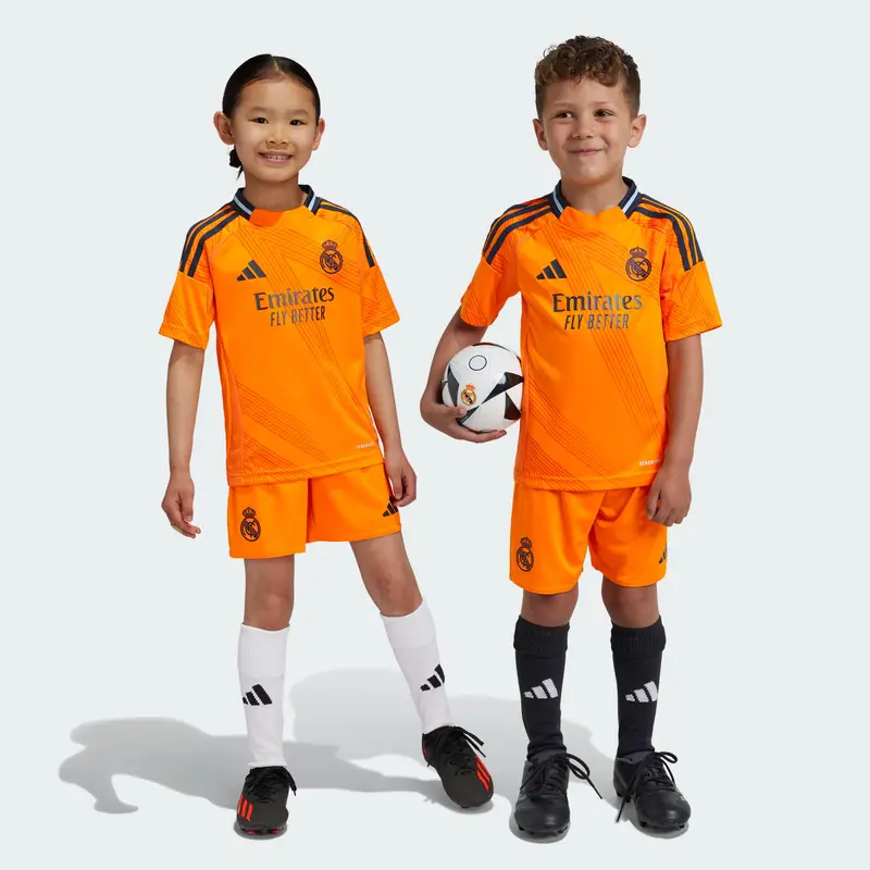 Divisa Away 24/25 Kids Real Madrid | Adidas Arancione