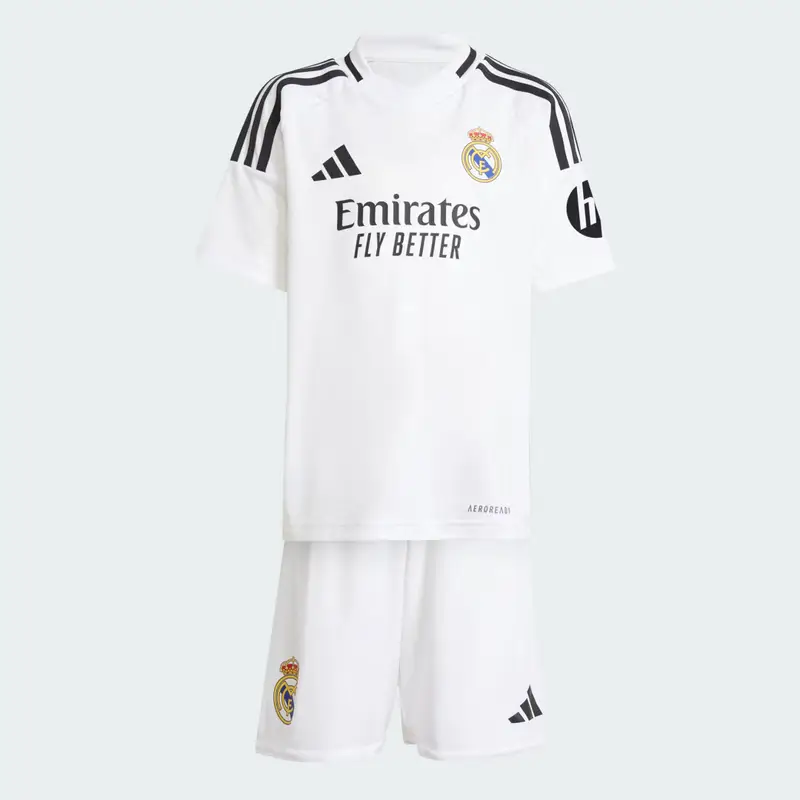 Divisa Home 24/25 Junior Real Madrid White