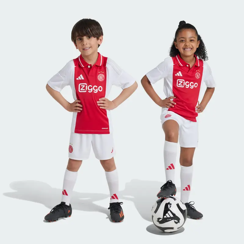 Divisa Home 24/25 Kids Ajax Amsterdam | Adidas Bianco