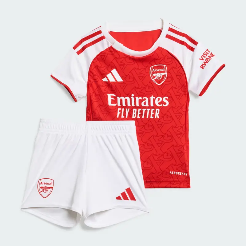 Divisa Home 25/26 Baby Arsenal FC Better Scarlet