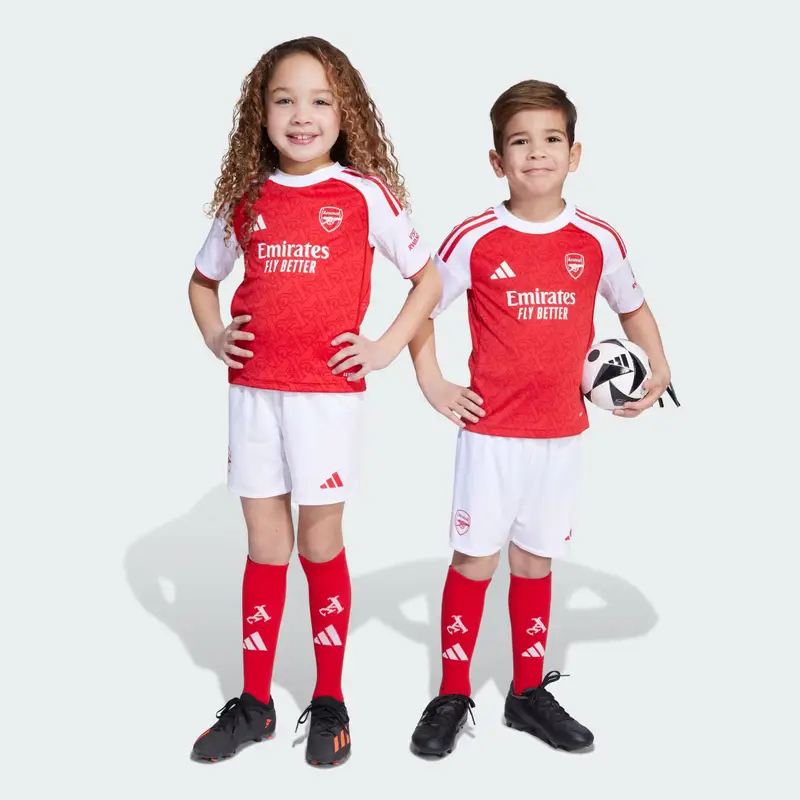Divisa Home 25/26 Mini Arsenal FC Better Scarlet
