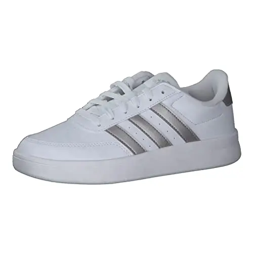 adidas Donna Breaknet 2.0 Shoes, Cloud white/taupe met/Cloud white, 40 2/3 EU