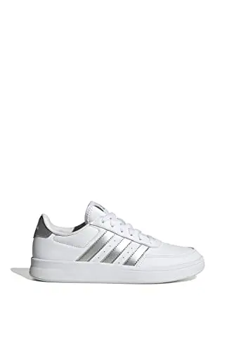 adidas Donna Breaknet 2.0 Shoes, Cloud white/taupe met/Cloud white, 40 2/3 EU miniatura 3