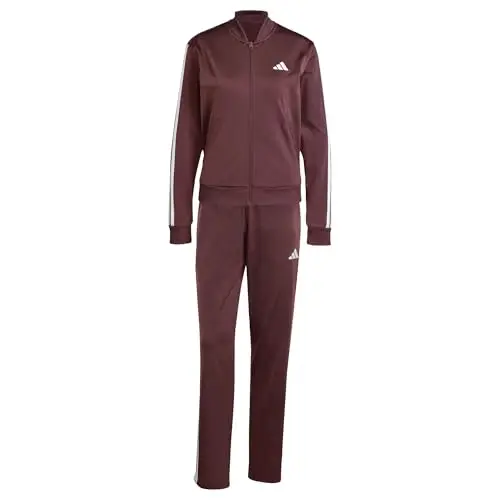 adidas Donna ESSENTIALS 3-STRIPES TRACKSUIT, Aurora Ruby, S