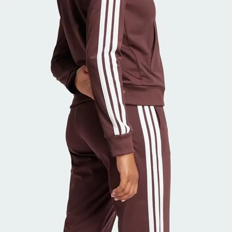 adidas Donna ESSENTIALS 3-STRIPES TRACKSUIT, Aurora Ruby, XS miniatura 2
