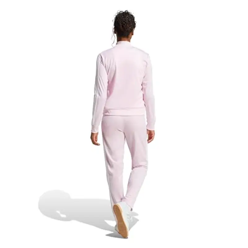 adidas Donna ESSENTIALS 3-STRIPES TRACKSUIT, clear pink, L miniatura 2