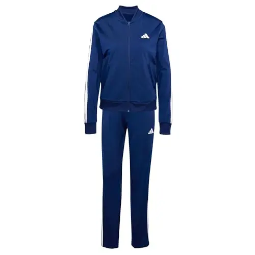 adidas Donna ESSENTIALS 3-STRIPES TRACKSUIT, Dark Blue, XXL