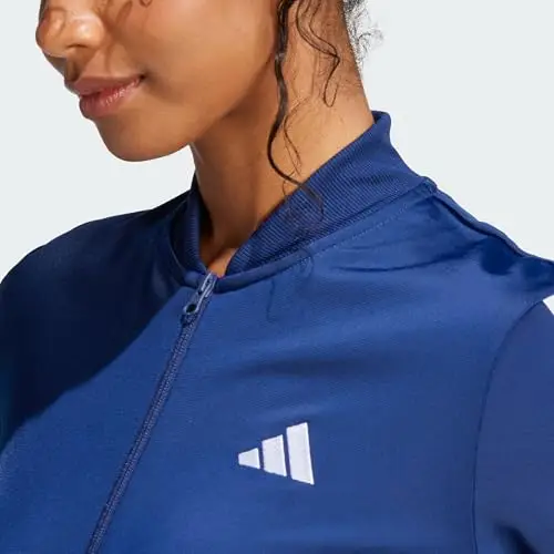 adidas Donna ESSENTIALS 3-STRIPES TRACKSUIT, Dark Blue, XXL miniatura 2