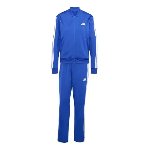 adidas Donna ESSENTIALS 3-STRIPES TRACKSUIT, team royal blue, L
