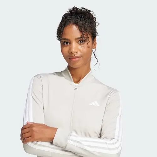 adidas Donna ESSENTIALS 3-STRIPES TRACKSUIT, wonder alumina, XXS miniatura 2