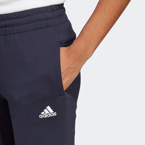 adidas Donna Essentials Linear French Terry Cuffed Pants, Legend Ink, S miniatura 3