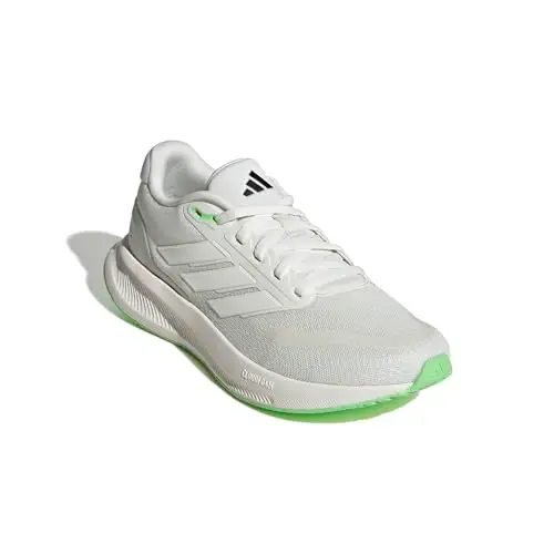 adidas Donna Runfalcon 5 Running Shoes, off White/off White/Lime Burst, 36 2/3 EU miniatura 3