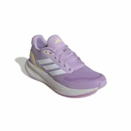adidas Donna Runfalcon 5 Running Shoes, Powder Plum/Ftwr White/Orange Tint, 42 2/3 EU miniatura 3