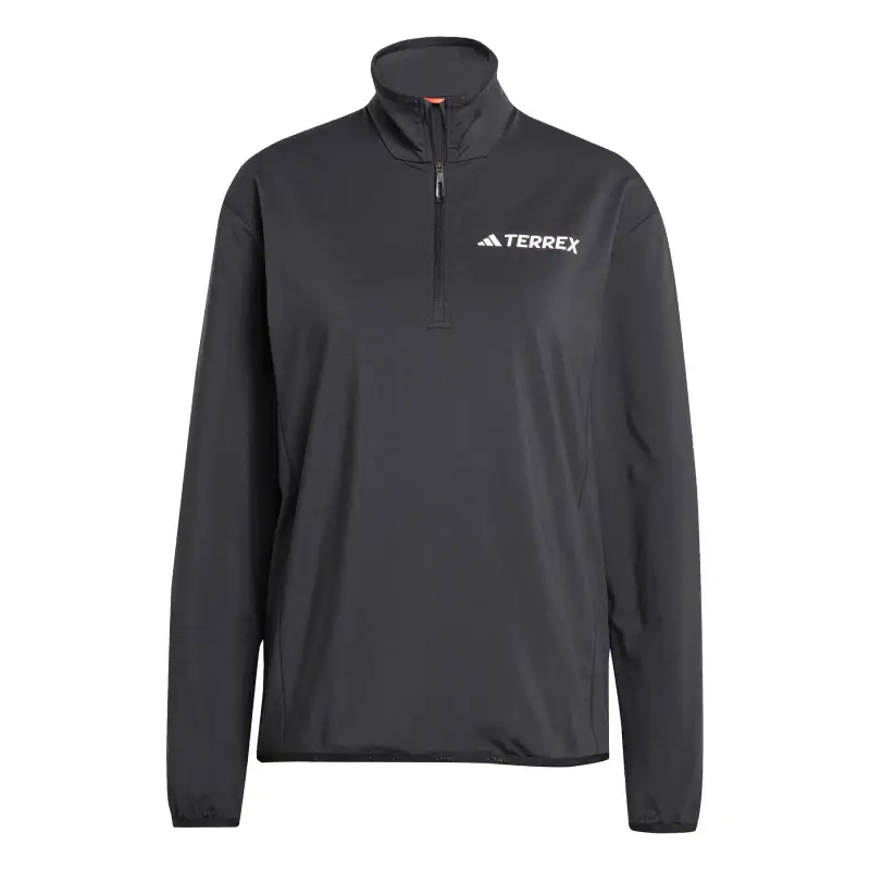 Drill top allenamento da donna adidas Terrex Multi Climawarm