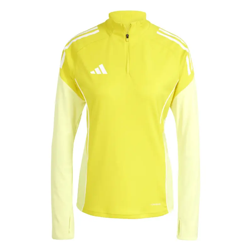 Drill top allenamento da donna adidas Tiro 25 Competition Jaune