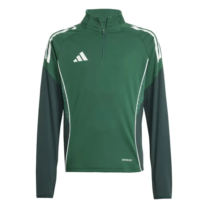 Drill top allenamento per bambini adidas Tiro 25 Competition Vert