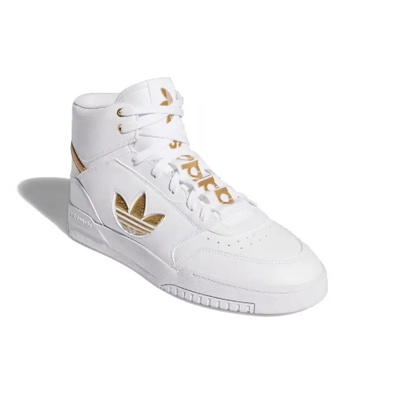 Drop Step XL Bianco Oro Metallizzato Sneakers Unisex Calzature-Bianco FW2040 46 miniatura 5