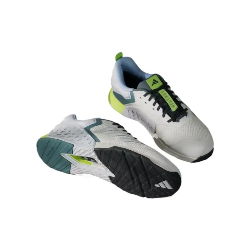 Dropset 3 Chalk Silver Teal Sneakers Unisex Crema Bianco Gesso Argento Metallizzato JR1762 40⅔ miniatura 3