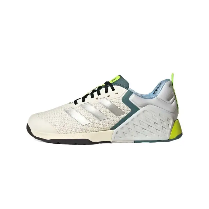 Dropset 3 Chalk Silver Teal Sneakers Unisex Crema Bianco Gesso Argento Metallizzato JR1762 40⅔