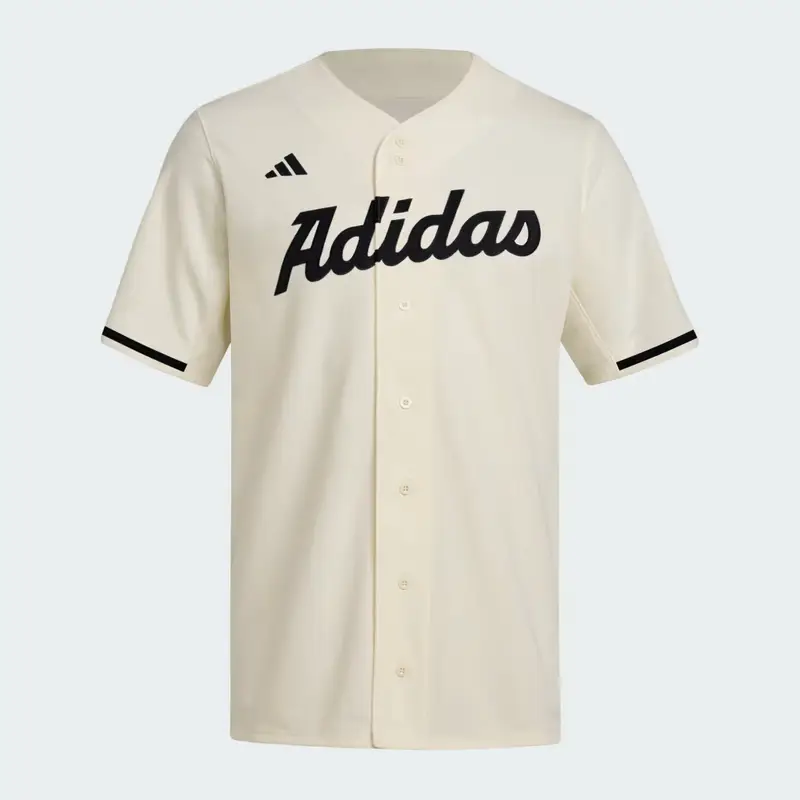 Dugout Full-Button Cotton Jersey Cream White