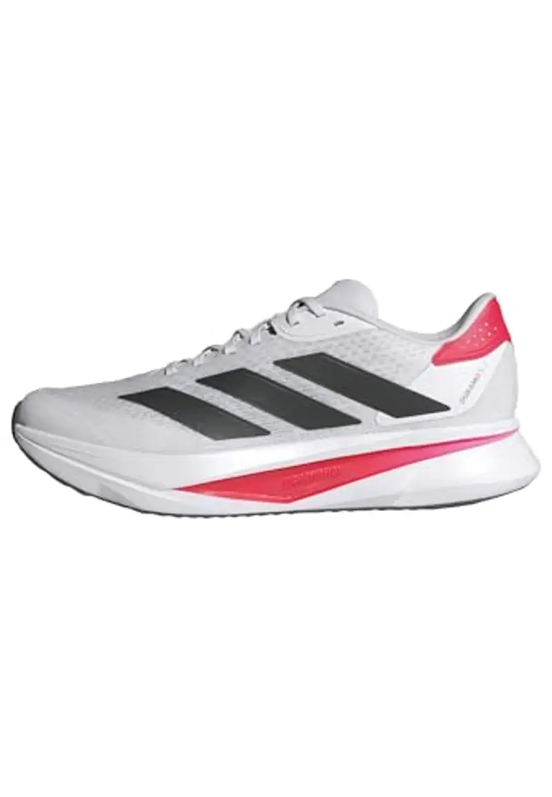 adidas Duramo SL 2 Running Shoes, Scarpe da Corsa Uomo, Cloud White/Core Black/Lucid Red, 42 2/3 EU