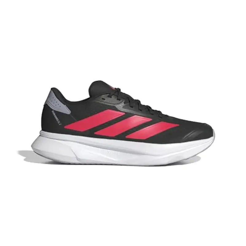 adidas Duramo SL 2 Running Shoes, Scarpe da Corsa Uomo, Core Black/Lucid Red/Halo Silver, 39 1/3 EU miniatura 2
