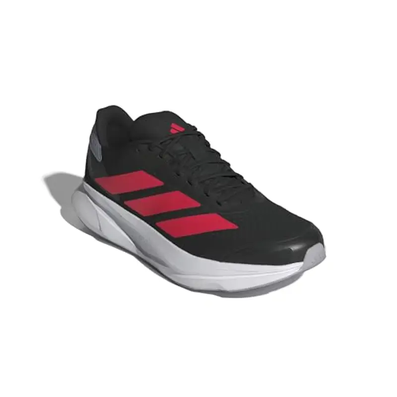 adidas Duramo SL 2 Running Shoes, Scarpe da Corsa Uomo, Core Black/Lucid Red/Halo Silver, 39 1/3 EU miniatura 3