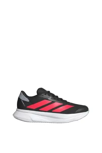 adidas Duramo SL 2 Running Shoes, Scarpe da Corsa Uomo, Core Black/Lucid Red/Halo Silver, 47 1/3 EU miniatura 2