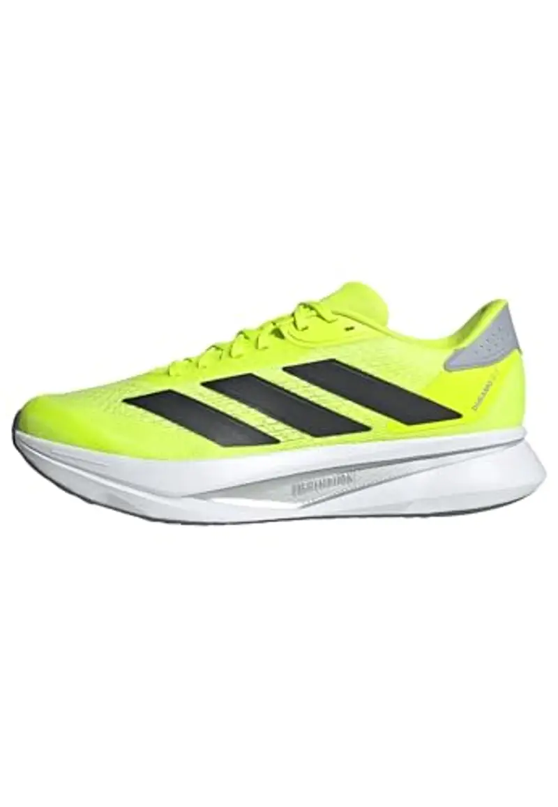 adidas Duramo SL 2 Running Shoes, Scarpe da Corsa Uomo, Lucid Lemon/Core Black/Halo Silver, 45 1/3 EU