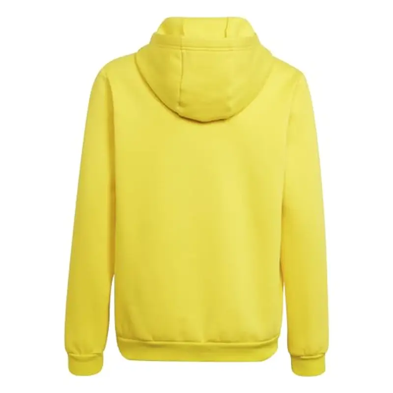 adidas Entrada 22 Sweat Hoodie, Felpa con Cappuccio Unisex-Bambini, Team Yellow/Black, 5 miniatura 2