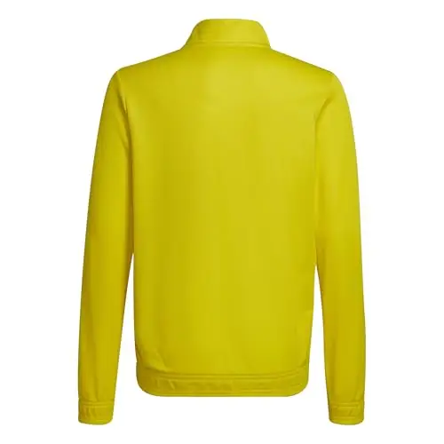 adidas Entrada 22 Track Jacket, Giacca Unisex-Bambini, Team Yellow/Black, 11 miniatura 2