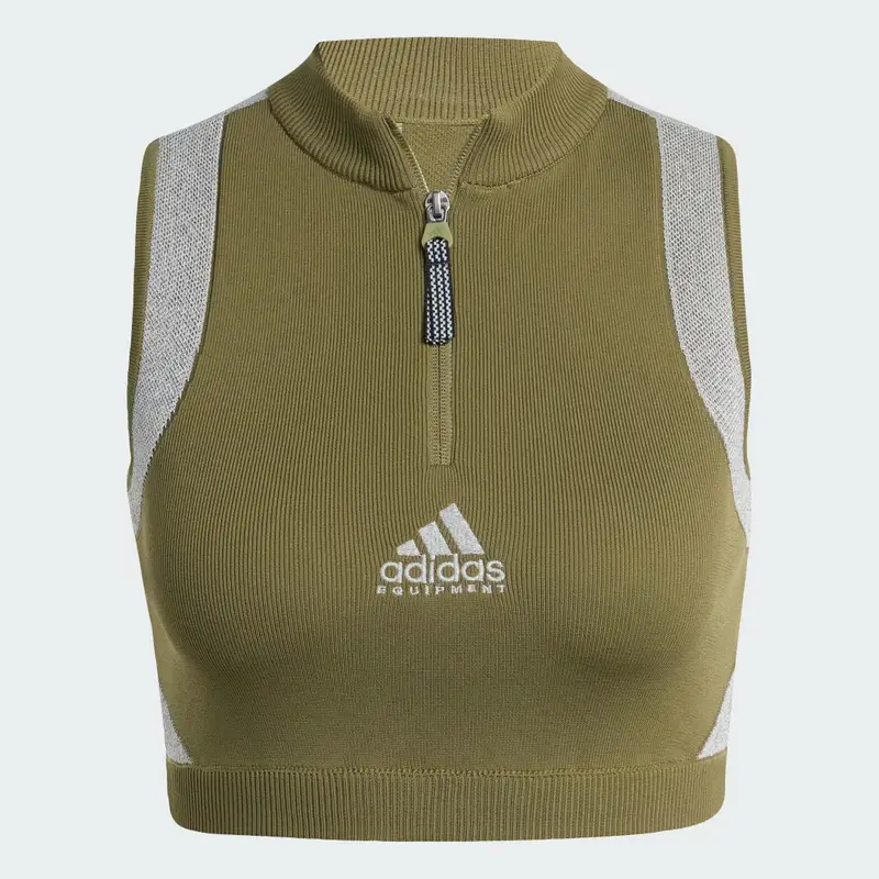 EQT BRA Long-Sleeve Top Focus Olive miniatura 4