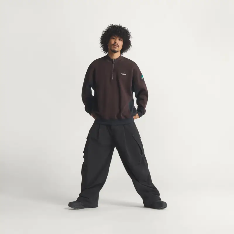 Equipment Blocked Half-Zip Aurora Coffee miniatura 3