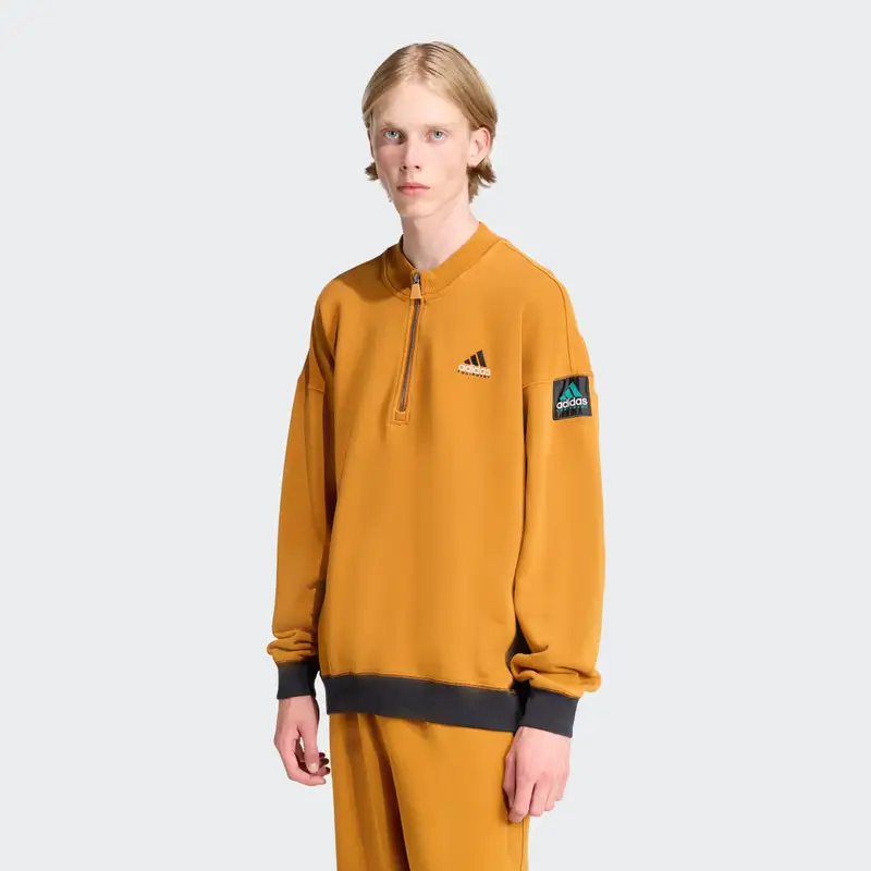 Equipment Blocked Half-Zip Craft Ochre