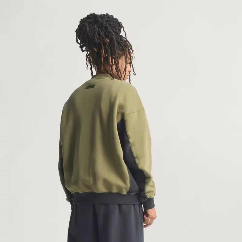 Equipment Blocked Half-Zip Focus Olive miniatura 2