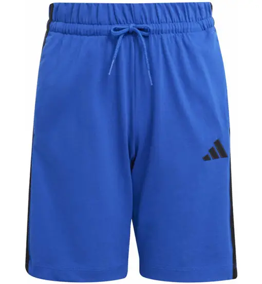 Essentials 3 Stripes Jr - pantaloni fitness - ragazzo Blue