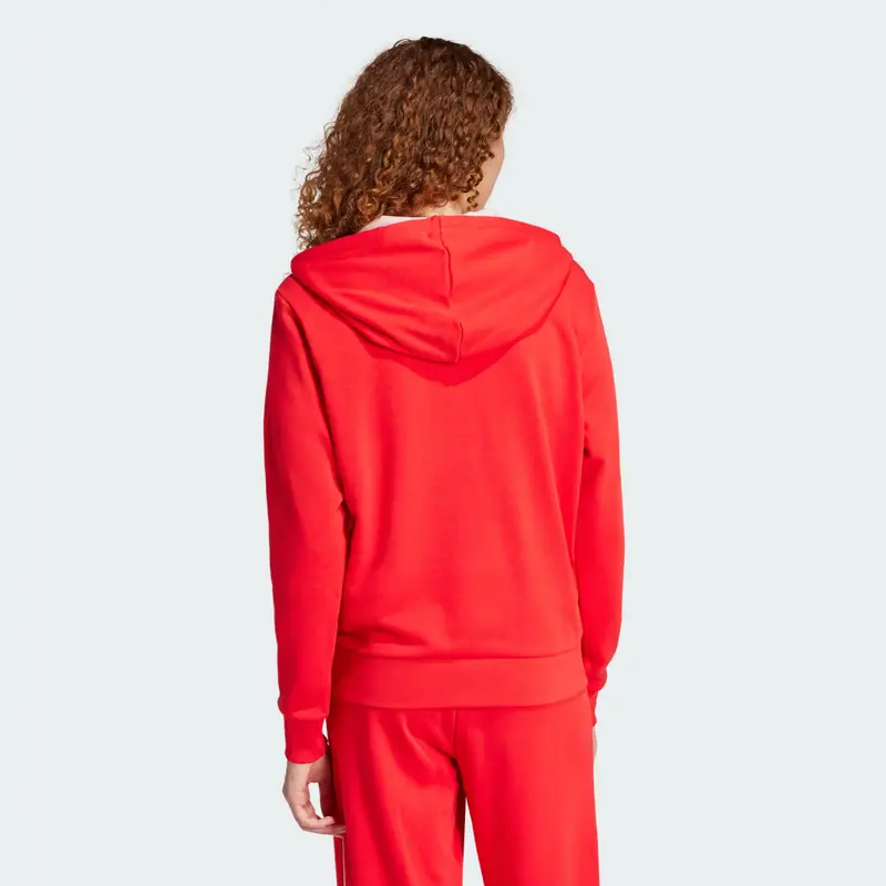Essentials Color Pop French Terry Full-Zip Hoodie Pure Ruby miniatura 2