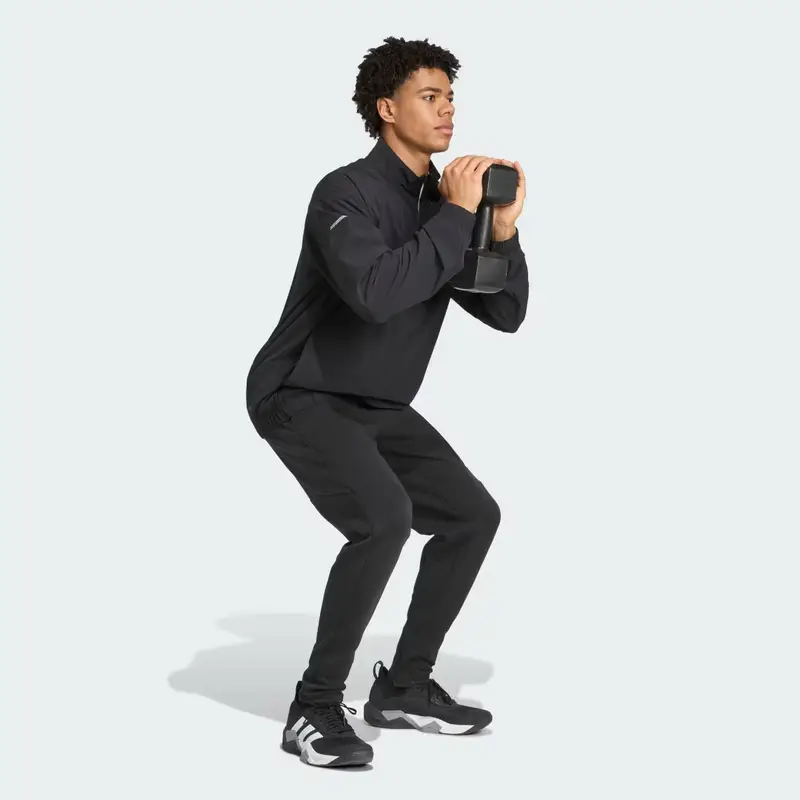 Essentials da allenamento Holiday Pack 1/4 Zip Black miniatura 3