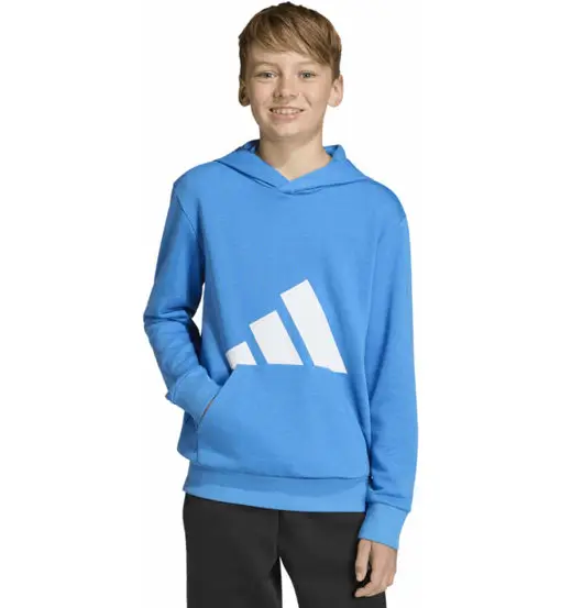 Essentials Jr - felpa con cappuccio - ragazzo Blue